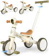 Lol-Fun Tricycle For Toddlers 1-3 Baby Balance Bike 1 2 Year Old Boys Girls Ride On Toy With Parent Steering Push Handle & Removable Pedal