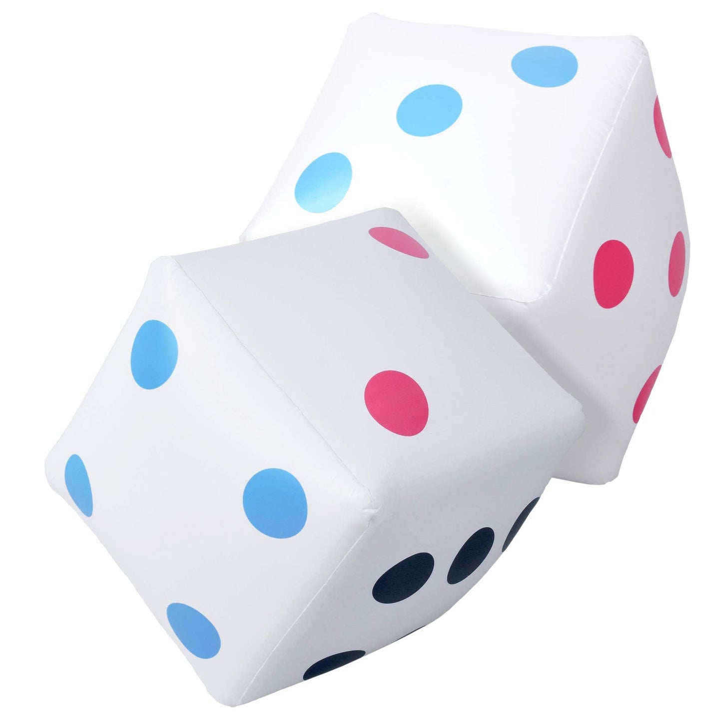 GoSports Giant 2 ft Inflatable Dice 2 Pack - Huge Size with Rapid Valve Inflation