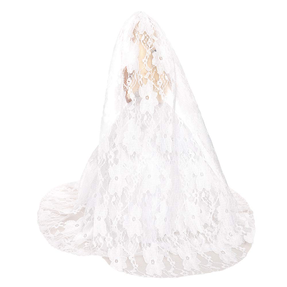 Barwa White Wedding Dress With Veil And Princess Evening Party Clothes Wears Gown Dress Outfit With Hat For 11.5 Inch Girl Doll