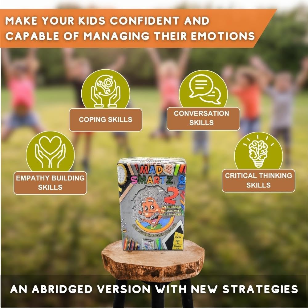 Thought-Spot Mad Smartz 2 An Interpersonal Skills Card Game For Anger And Emotion Management Social Skills Top Educational Learning Resource For Kids And Adults Fun For School And Therapy Cbt