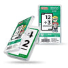 Duncan Flash Cards- Division, Green & White, (3704FC), Medium
