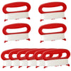10 Pack Kite String Handle With 98Ft Line Red Mini Kite Spool Kite Flying Accessories Kite String Spool For Kids And Adults(L, W