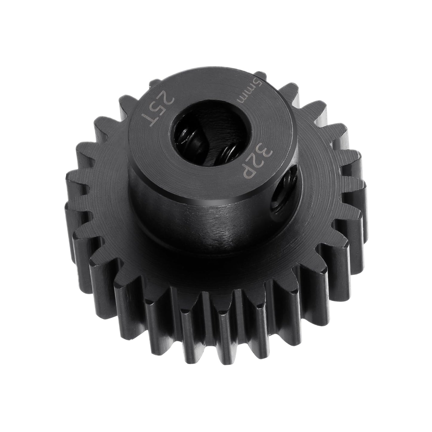 Brkrc Steel 32P 5Mm Pinion Gear 25T 26T 28T 29T 30T 31T 32T 33T 34T 35T 36T 37T 38T Motor Gears For 1/10 1/8 Rc Car Parts (25T)
