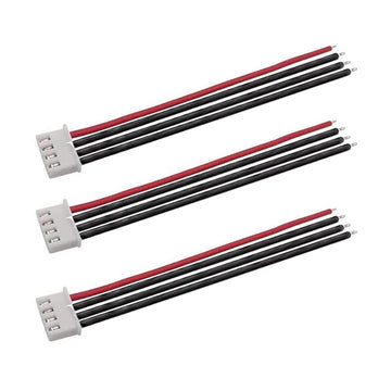 FLY RC 10pcs JST-XH 3S LiPo Balance Plug Extension Cable Battery Charger Connector 22AWG for RC Drone Rechargeable Lipo