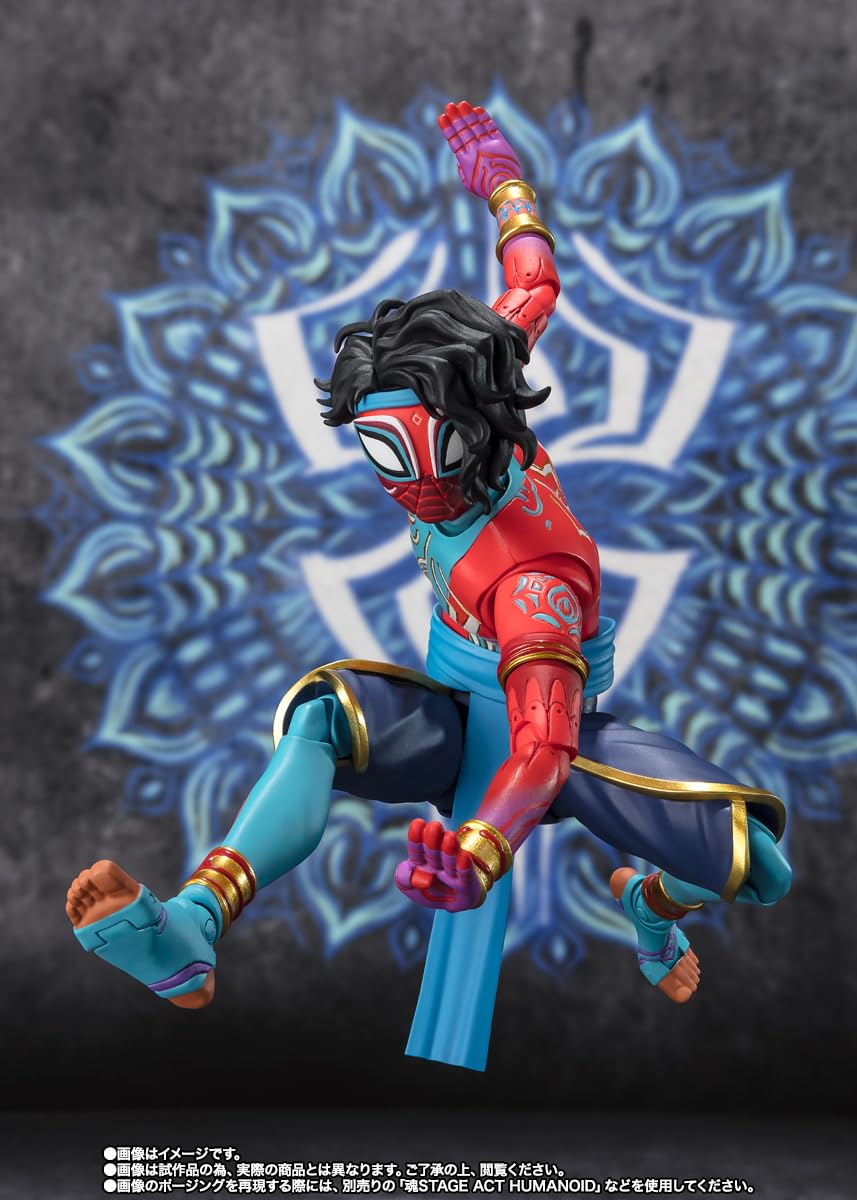 TAMASHII NATIONS - Spider-Man: Across The Spider-Verse - Spider-Man India, Bandai Spirits S.H.Figuarts Action Figure