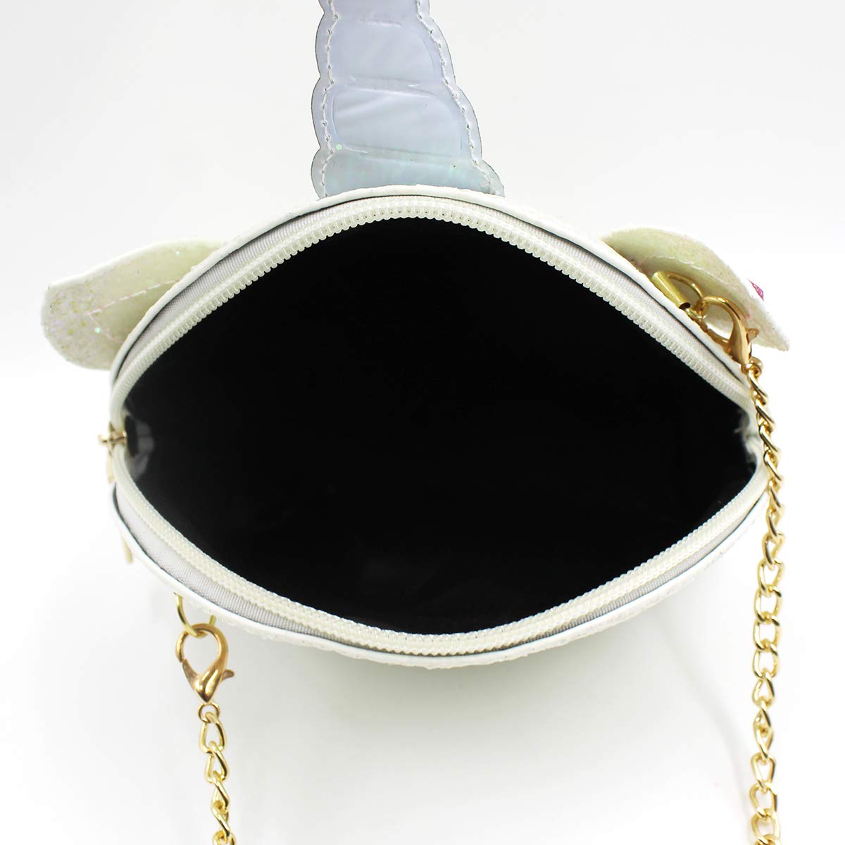 Rarityus Kids Rainbow Cute Unicorn Crossbody Purse Sequins Shoulder Bag Gift For Little Girls
