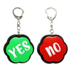 Portable Keychain Yes & No Buzzer Buttons With Sound, Answer Buzzers Set Of 2, Buzzers For Game Show