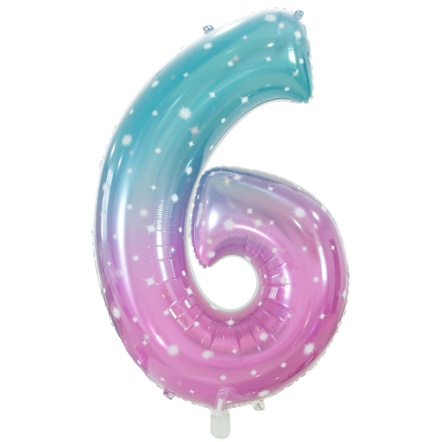 Gifloon Number 6 Balloon, 6Th Birthday Foil Balloons, Large Number Balloons 40 Inch