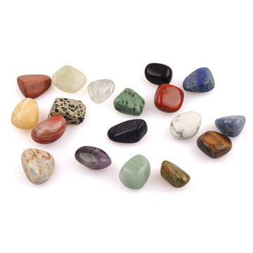 Smartyeen 18Pcs Rock Collection For Kids,Gemstones & Rocks Set With Educational Information Sheet And Display Case Science Gift For Boys Girls