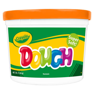 Crayola Orange Dough, 3 Lb. Resealable Bucket, Toys For Kids, Gift