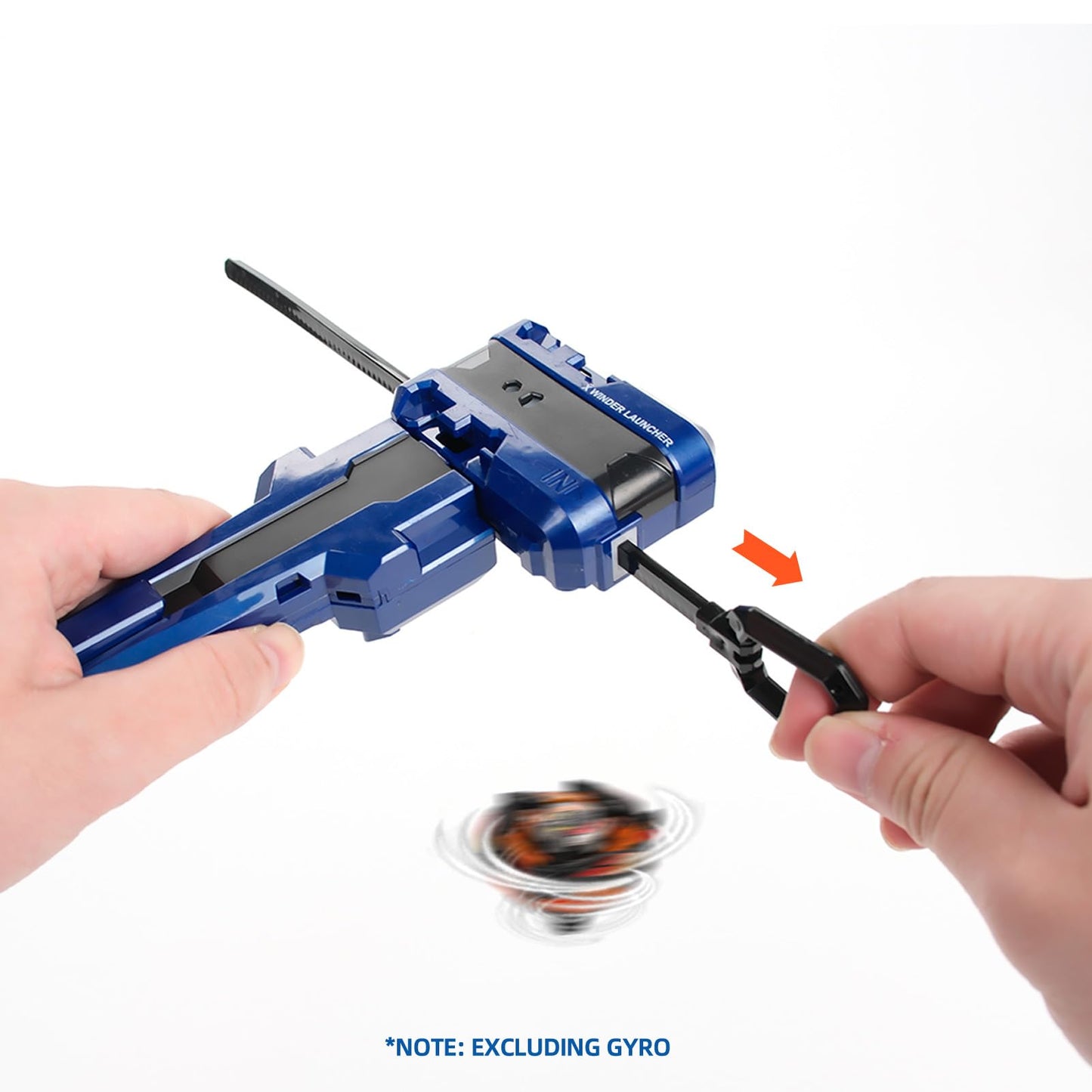 AIBREAY Bey X Winder Launcher with cutting edge X Grip for Easy Control Battling Gyro Accessories(Blue)
