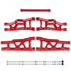Hobbypark Front & Rear Aluminum Suspension Arms W/Tie Bar Replacement Of 3655X 3631 For Traxxas Stampede Vxl 2Wd 1/10 Upgrade Pa