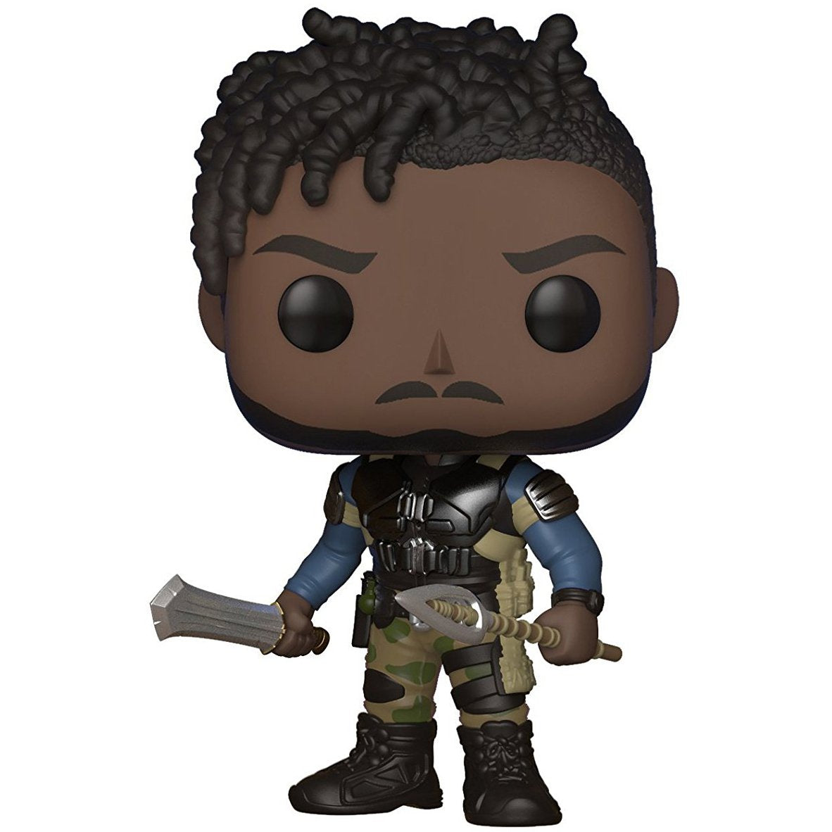 Erik Killmonger: Fun ko P o p ! Games Vinyl Figure Bundle With 1 Compatible 'Toysdiva' Graphic Protector (278/23350 - B)