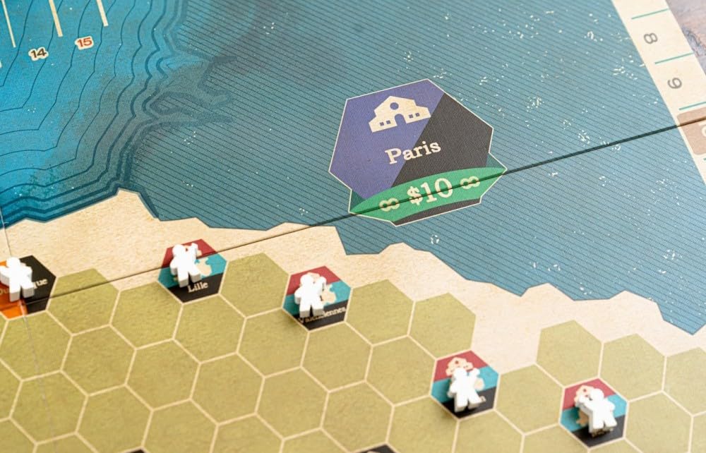Capstone Games Ride The Rails: France & Germany Expansion - Strategy Board Game for 3-5 Players, Ages 14+, 45-60 Min Play Time, Multicolor
