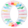 Kurala 47 Inflatable Water Wheel Pool Float, Giant Roller Float, Colorful Pool Toy Children Swimming Pools