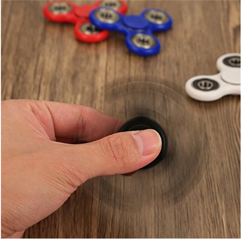 Fidget Hand Spinners 25 Pc Color Bundle Bulk Edc Tri-Spinner Desk School Toy Anxiety Relief Adhd Student Relax Therapy Pack Comb