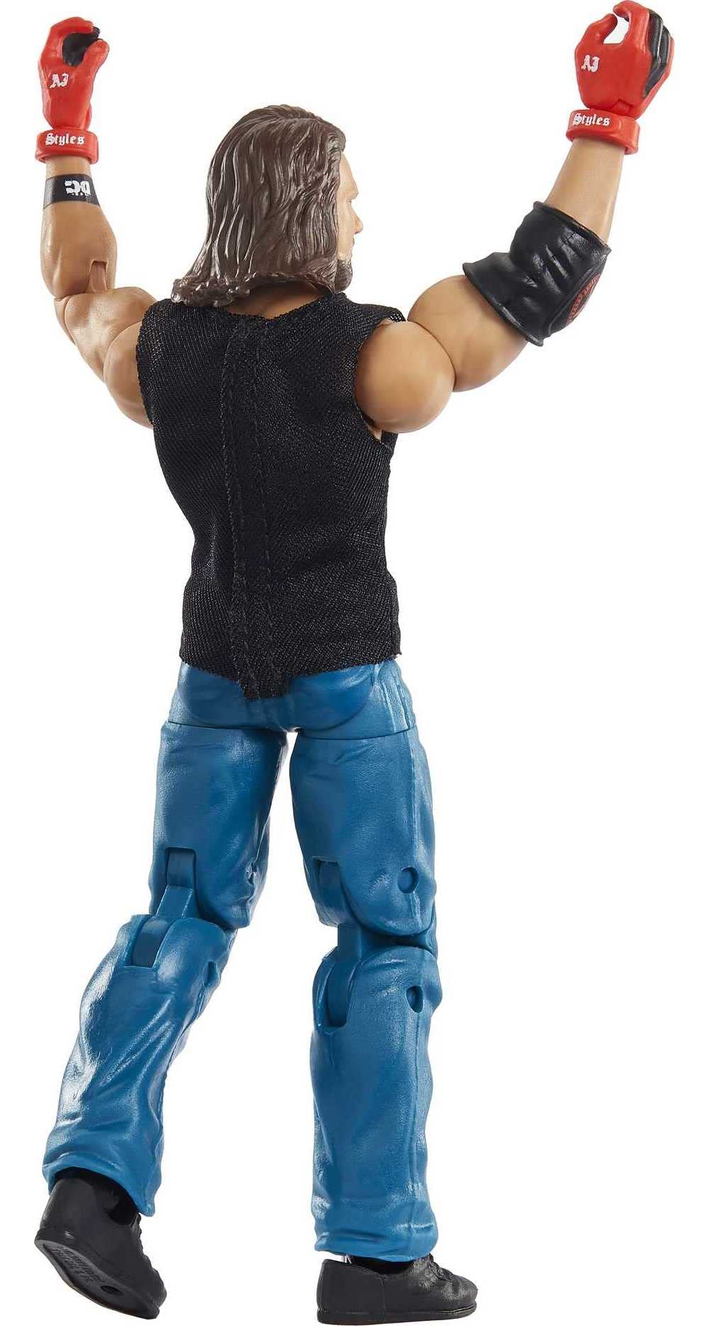 Mattel ?Aj Styles Wrestlemania Elite Collection Action Figure With Entrance Shirt & Vince Mcmahon Build-A-Figure Pieces, 6-In / 15.24-Cm Posable Collectible Gift For Fans Ages 8 Years Old & Up