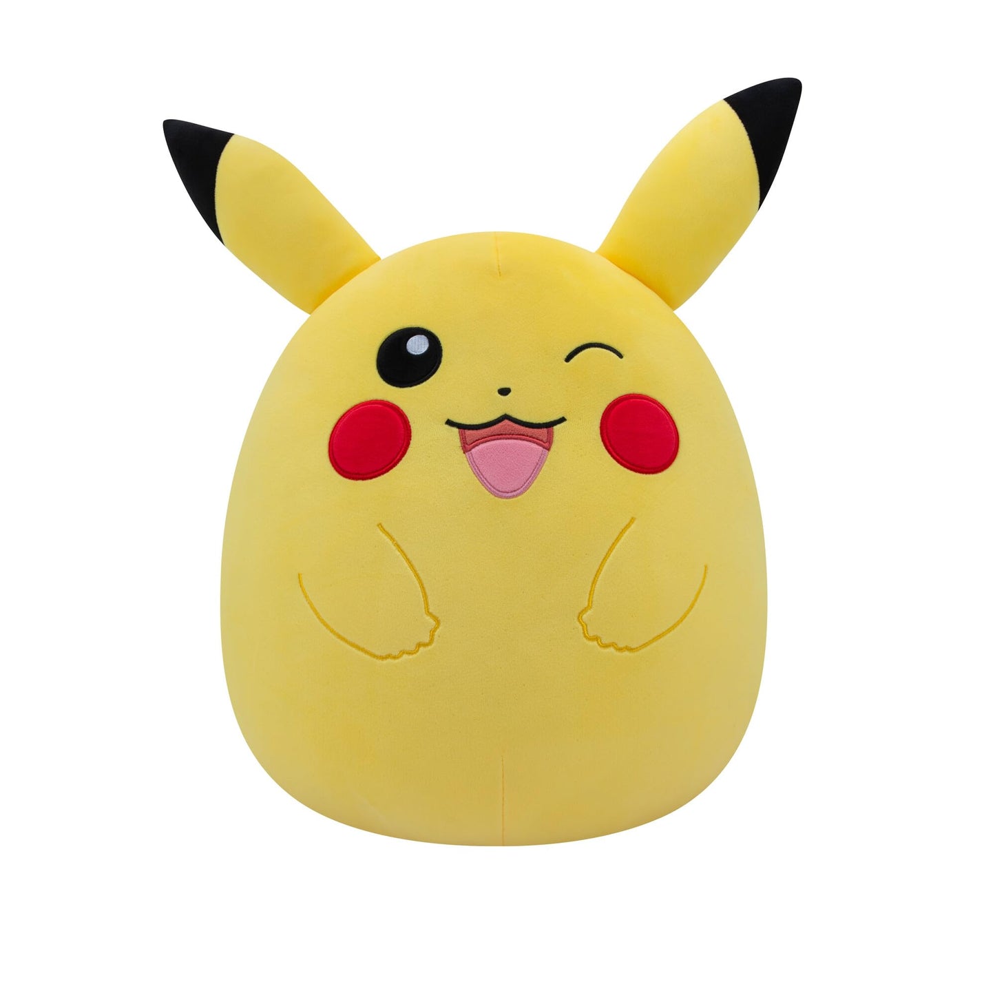 Squishmallows Pokemon 14-Inch Pikachu Plush - Add Pikachu To Your Squad, Ultrasoft Stuffed Animal Large Plush, Official Kelly To