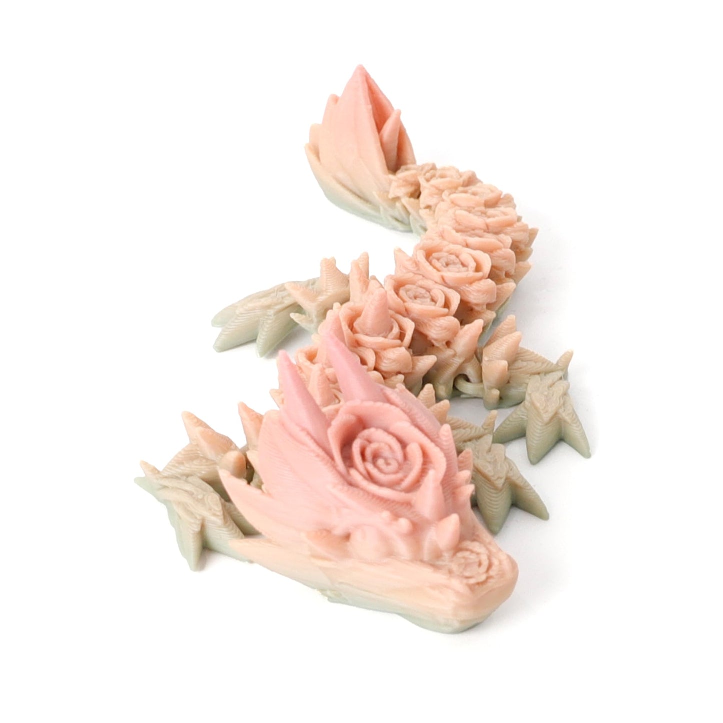 Flavery 3D Printed Rose Dragon Egg-Mini 5 Inch Rose Dragon In Egg, Easter Egg Toy, 3D Printed Gift, Dragon Collection, Figure De