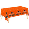 Graduation Party Decorations, Gongrats Grad Tablecover For Graduation Party Supplies, 3 Pcs Orange Table Cloths, 54''X108''