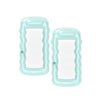 FUNBOY Giant Inflatable Luxury Clear Mint Blue Mesh Lounger Water Hammock Pool Float, Perfect for a Summer Pool Party, Cup Holde