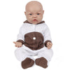 Vollence 17 Inch Full Silicone Baby Doll That Looks Real - Not Vinyl Material, Reborn Lifelike Girl