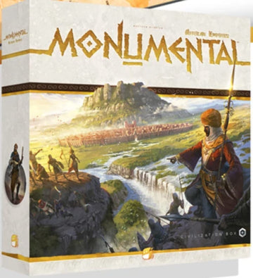 Funforge Monumental African Empires Board Game - Deckbuilding for 1-5 Players, Ages 10+, Multicolor, Cardboard, Model MOAE-CLA-US-01
