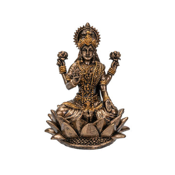 Pacific Giftware Hindu God Lakshmi Miniature Resin Figurine Statue