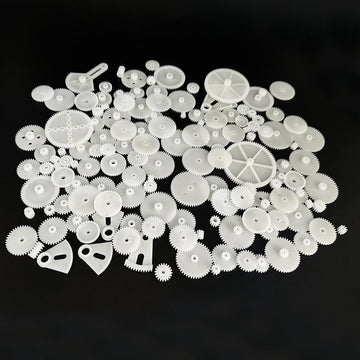 137Pcs Small Motor Gears Plastic Gears For Motor Rc Car Model Toy Diy Helicopter Rc Toy Gear Replacement Module 0.5 (137)