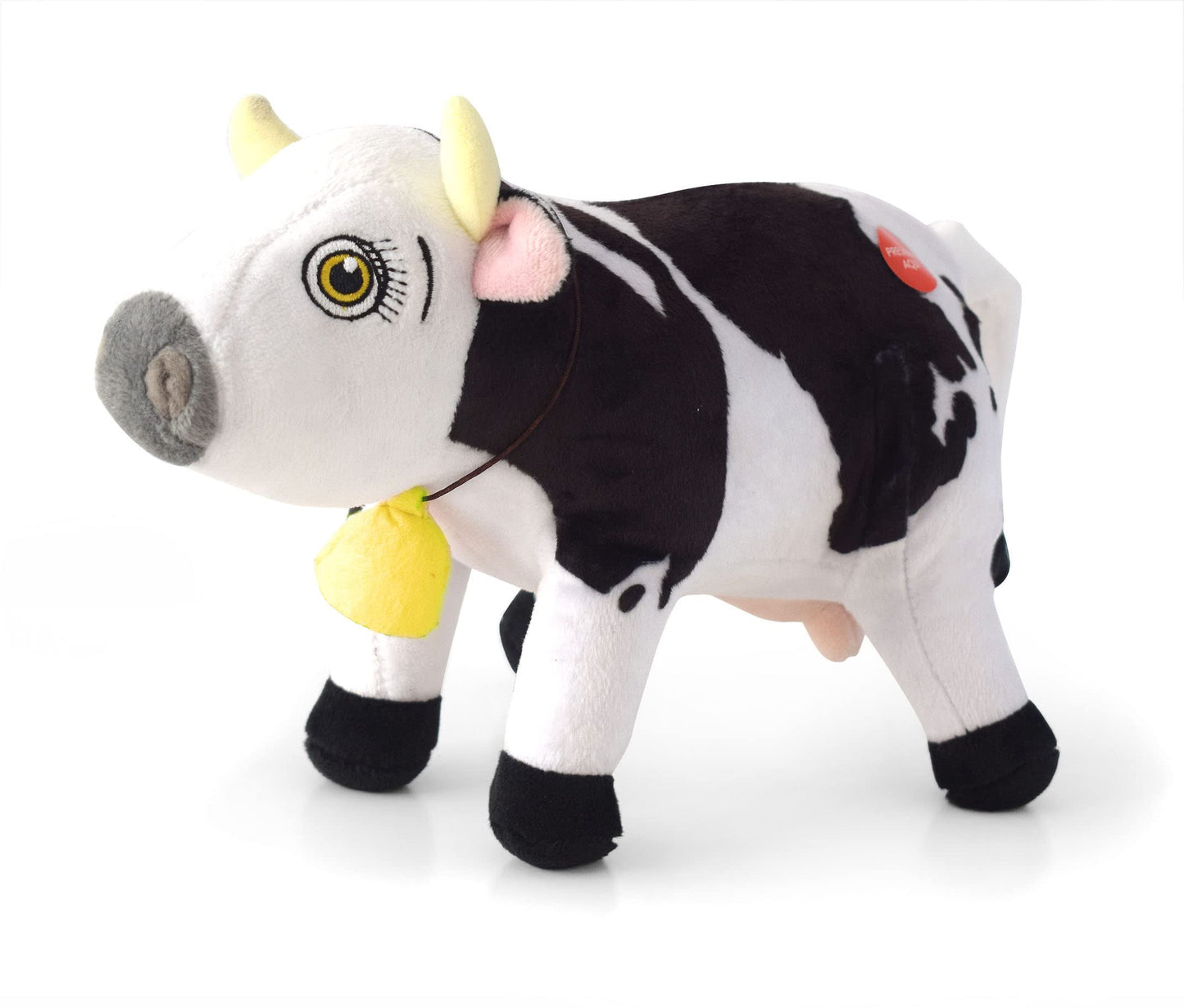 La Granja De Zen N Vaca Lola Musical Stuffed Animal 8-Inch Soft And Huggable Plush Toy With Music, Beloved El Reino Infantil Ch