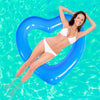 mature-themed Heart Float mature-themed Heart Pool Floats Water Fun Beach Party Toys for Aults Birthday Scene Layout Props.(47 in Blue)
