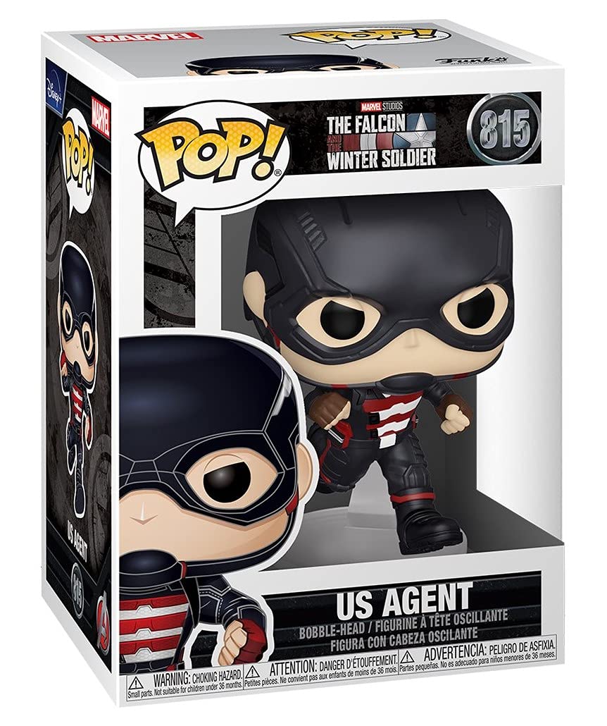 Funko Marvel: Falcon And The Winter Soldier - John F. Walker As U.S. Agent Pop! Vinyl Figure (Bundled With Compatible Pop Box Protector Case)