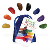 Crayon Rocks, Crayons in a Rock Shape, 8 Colors, Tripod Grip Made For Handwriting Development in Kids and Toddlers, Fun & Educat