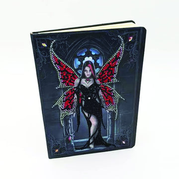 Crystal Art Notebook - Aracnafaria - Create a Sparkling Notebook Cover Using Crystals - for Ages 8 and up