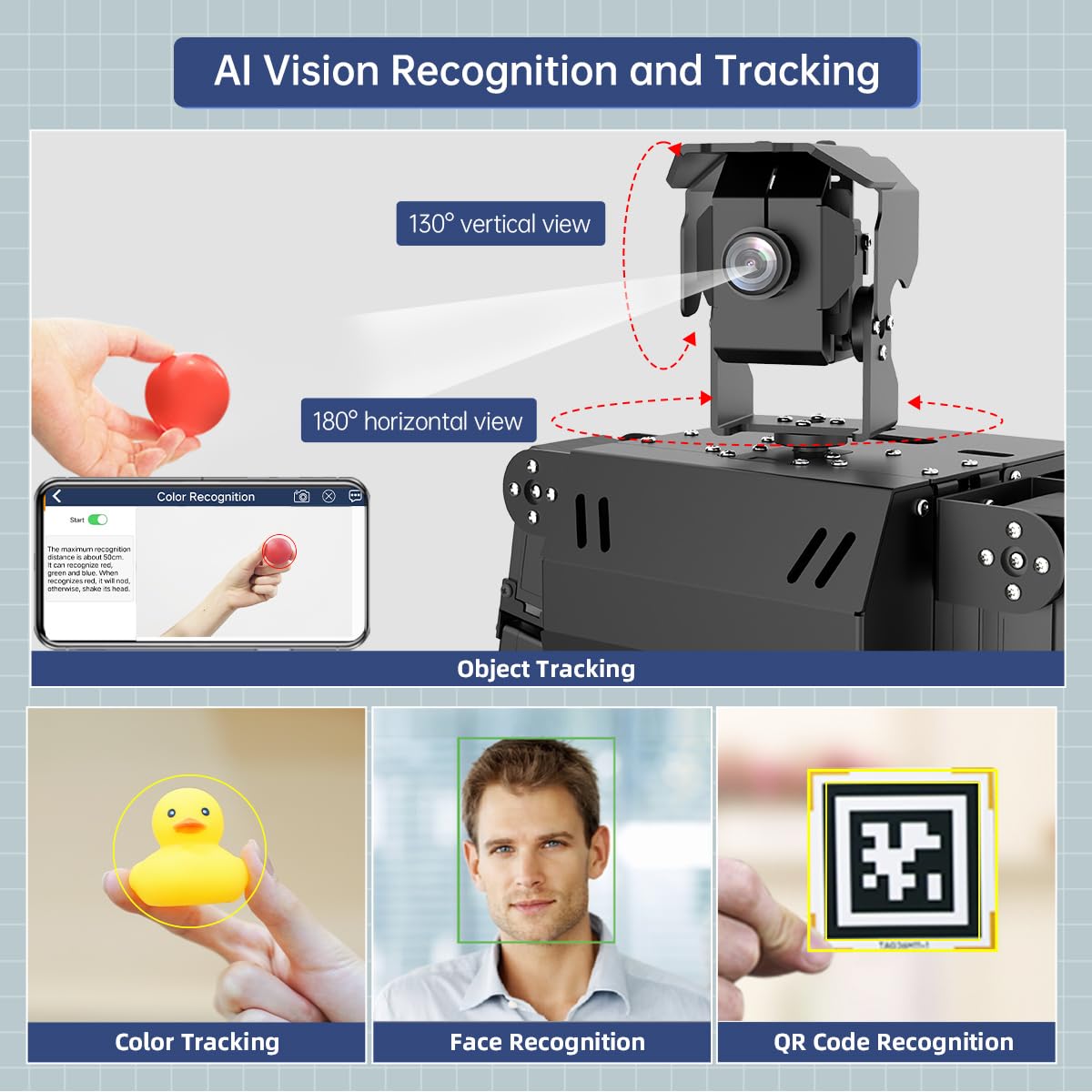 HIWONDER AiNex ROS Education AI Vision Humanoid Robot Powered by Raspberry Pi 5 Biped Inverse Kinematics Algorithm Learning Teac