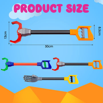 4 Pcs Interactive Toy Grabber, Robot Hand and Robot Claw Grab Pack Toy Robot Arm Toy for Boys Girls Fun Early Learning and Hand