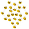 Cinpiuk 24 Set Felt Bees For Crafts, Wool Felt Bumble Bee Plush For Tiered Tray Decoration Party Favors Diy Craft Jewelry Access