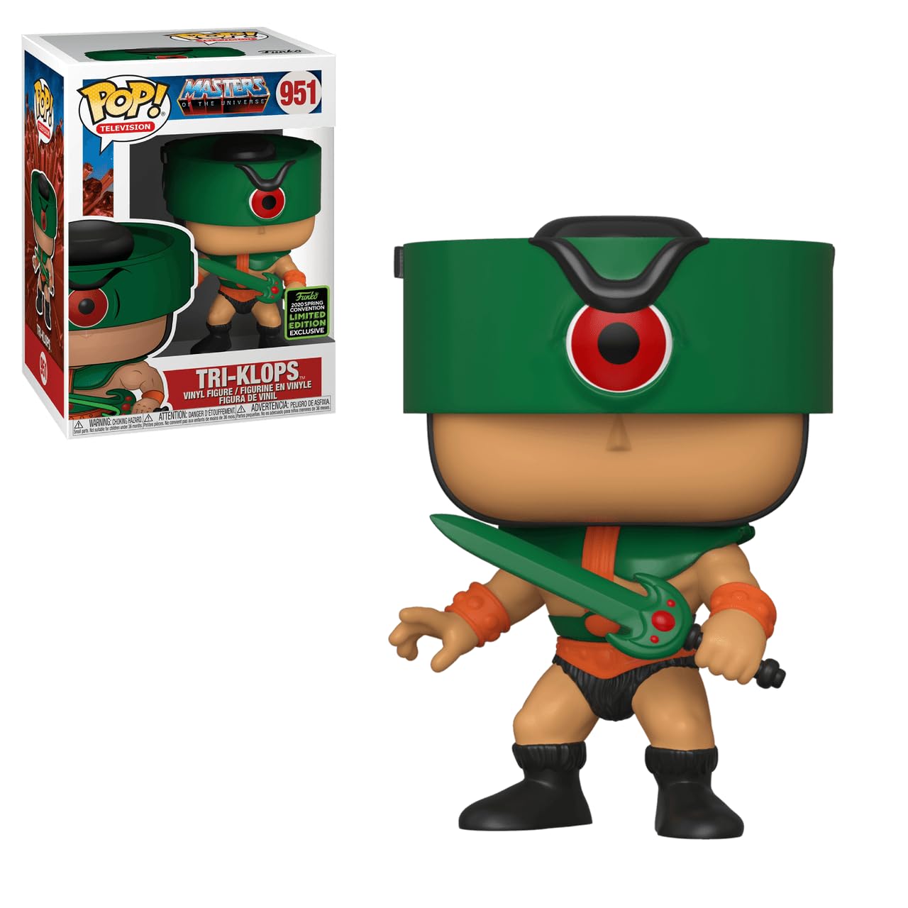 Funko Pop! Television: Masters Of The Universe #951 - Tri-Klops Eccc 2020 Exclusive