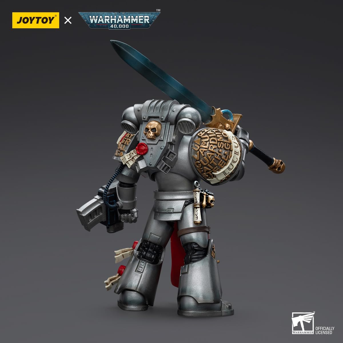 Leboo Joytoy Warhammer 40K 1/18 Action Figure Grey Knights Strike Squad Justicar Warrior Joy Toy Collection Models