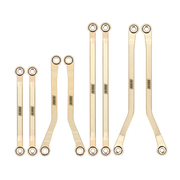 INJORA 46g Brass High Clearance Links Set for TRX4M High Trail K10 1/18 RC Crawler Upgrade (4M-97)