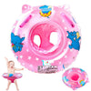 Walsai Baby Swimming Float Inflatable Swimming Ring with Float Seat for 6 Months-6 Years Children (Pink)