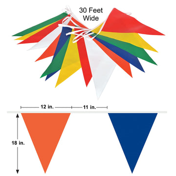 Outdoor Pennant Banner Multicolor