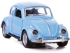 Berry President 1/32 Scale Diecast VW Beetle Car Toy - Sky Blue Alloy Model for Kids & Gifts