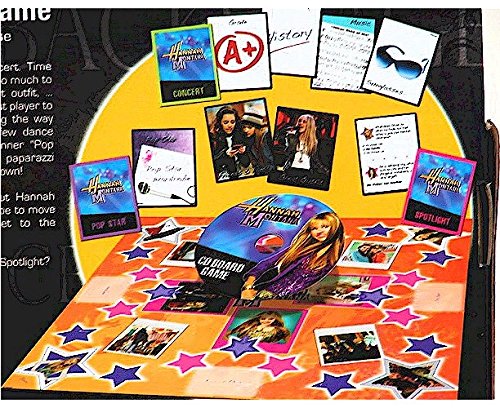 Cardinal Industries Hannah Montana Cd Board Game In Guitar Shape Portfolio