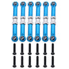 6PCS Adjustable Hobbypark Aluminum Steering Linkage Servo Link Pull Rod Turnbuckle A959-03 Metal for WLtoys A959 A969 A979 1/18t