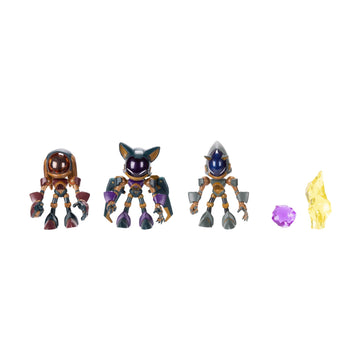 Sonic The Hedgehog 2.5-inch Action Figures Multipack: The Grim - Sonic Trooper, Knuckles Trooper, Rouge Trooper, Yellow & Purple Shards, Ages 3+