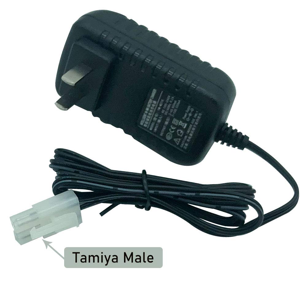 RC Car Battery Charger for NiMH/NiCd Battery Packs Charger, 9.6V 7.2V 8.4V Battery Charger with Tamiya Plug Charger for Traxxas