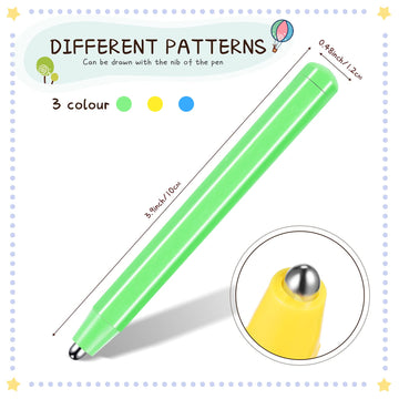 3 Pieces Replacement Stylus Magnetic Drawing Pen Magnet Replacement Pens For Play Magnapad Magnetic Drawing Board Writing Tablet A To Z And Numbers 0-9