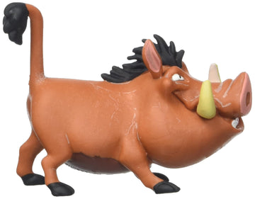 Bullyland Pumbaa Action Figure - 3.15" Brown Plastic Toy - Model 12533