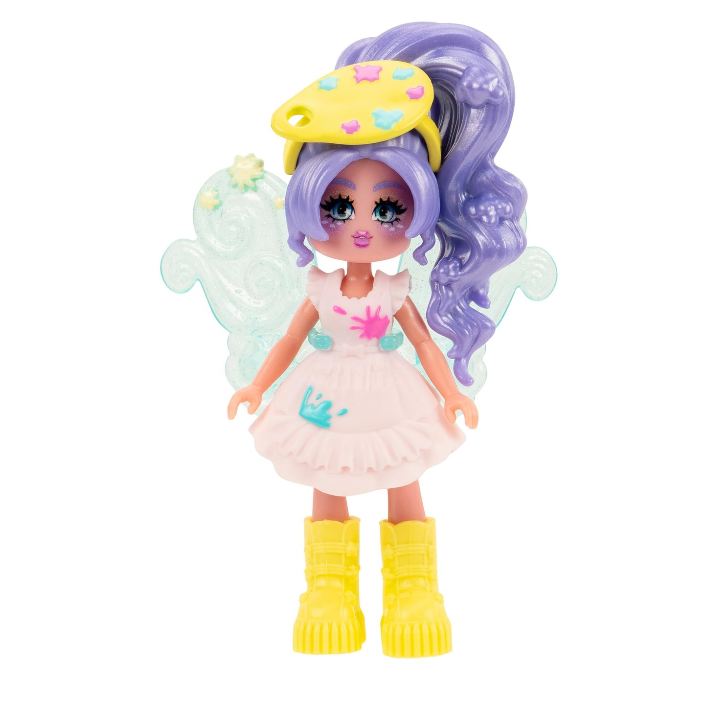 Royale High 3 School Spirit Fashion Pack: Art - Light Series 1-1 Figure With 15 Accessories - Wings Become Rings - Virtual It